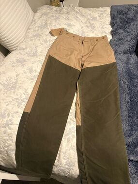 Filson Two-Tone Brown and Olive Work Pants